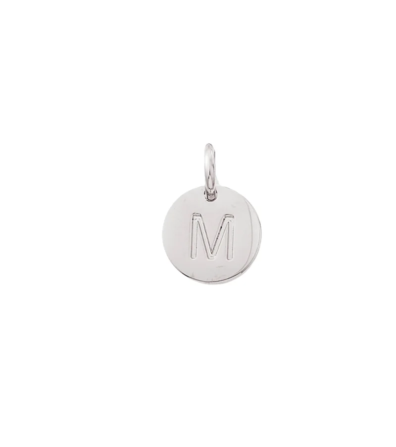 Edblad Alphabet Charm A-Ö Silver halsband herr – bild 2