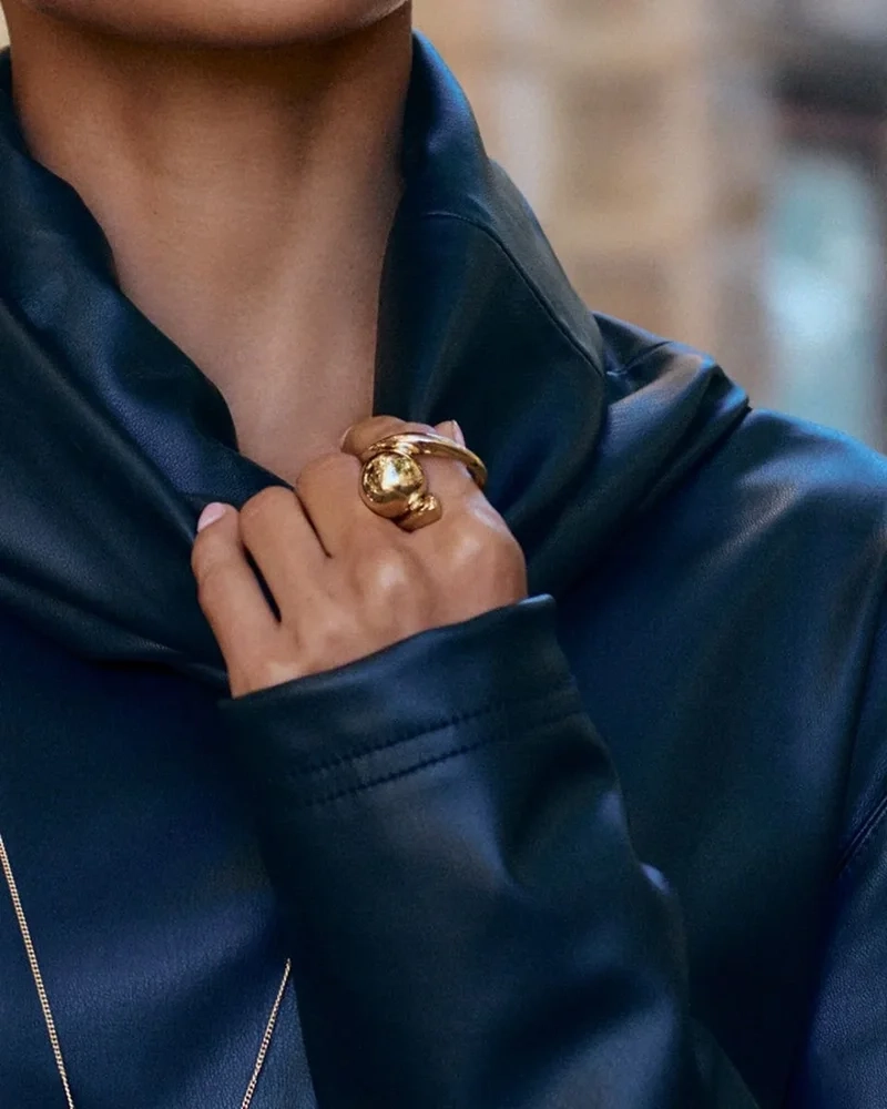 Bead Ring Gold - Edblad - Snabb leverans - Gratis paketinslagning