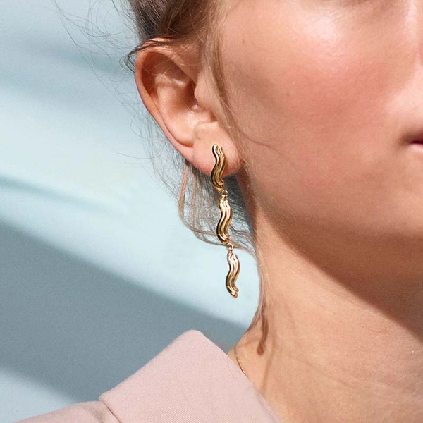 Grasse Earrings Multi Gold - Edblad - Snabb frakt & paketinslagning - Nordicspectra.se