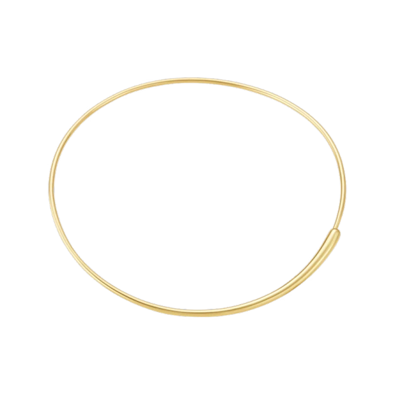 Mercy-Halskette aus 18-karätigem Gold mit sanft gerundetem