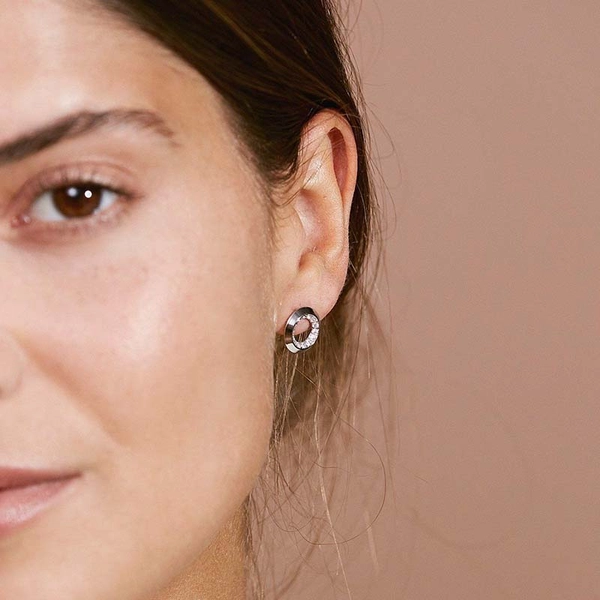 Zinnia Studs Steel - Edblad - Snabb frakt & paketinslagning - Nordicspectra.se