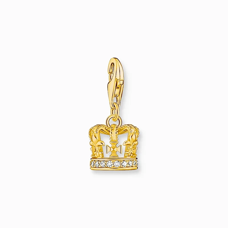 London Kunglig Krona Berlock Guld