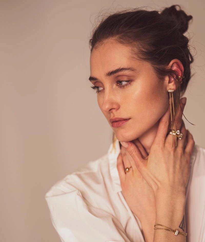 CLARISSA Chain Armband Guld - Astrid & Agnes - Snabb frakt & paketinslagning - Nordicspectra.se