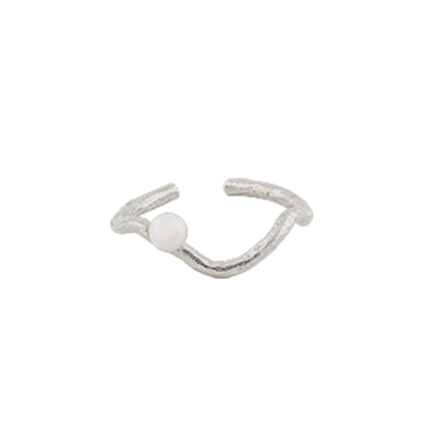 One Pearl Ring Silver -CU Jewellery - Snabb frakt & paketinslagning - Nordicspectra.se