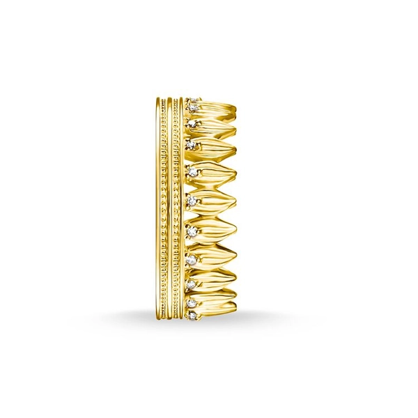 Ring Blad Krona Guld - Thomas Sabo ringar - Snabb frakt & paketinslagning - Nordicspectra.se