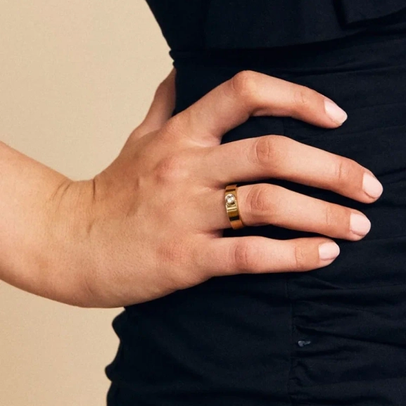 Ritzo Ring Gold - Edblad - Snabb leverans - Gratis paketinslagning