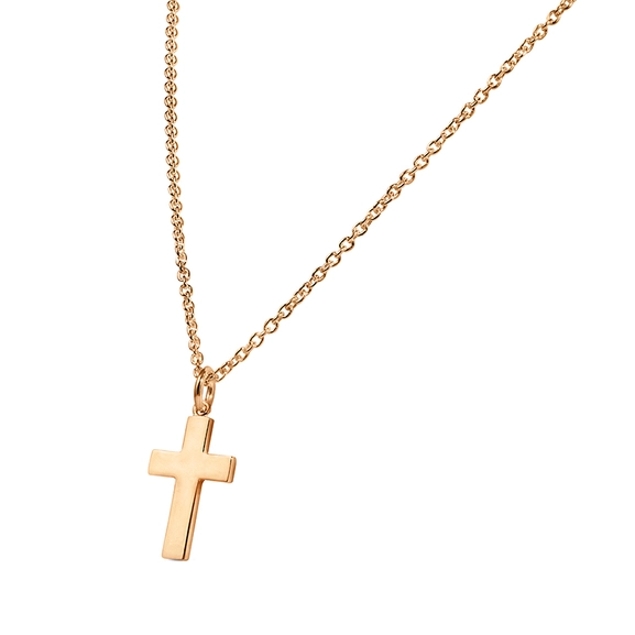 Classic Cross Necklace Gold - Nordic Spectra - Suuri valikoima & ilmainen lahjapaketointi - Nordicspectra.fi