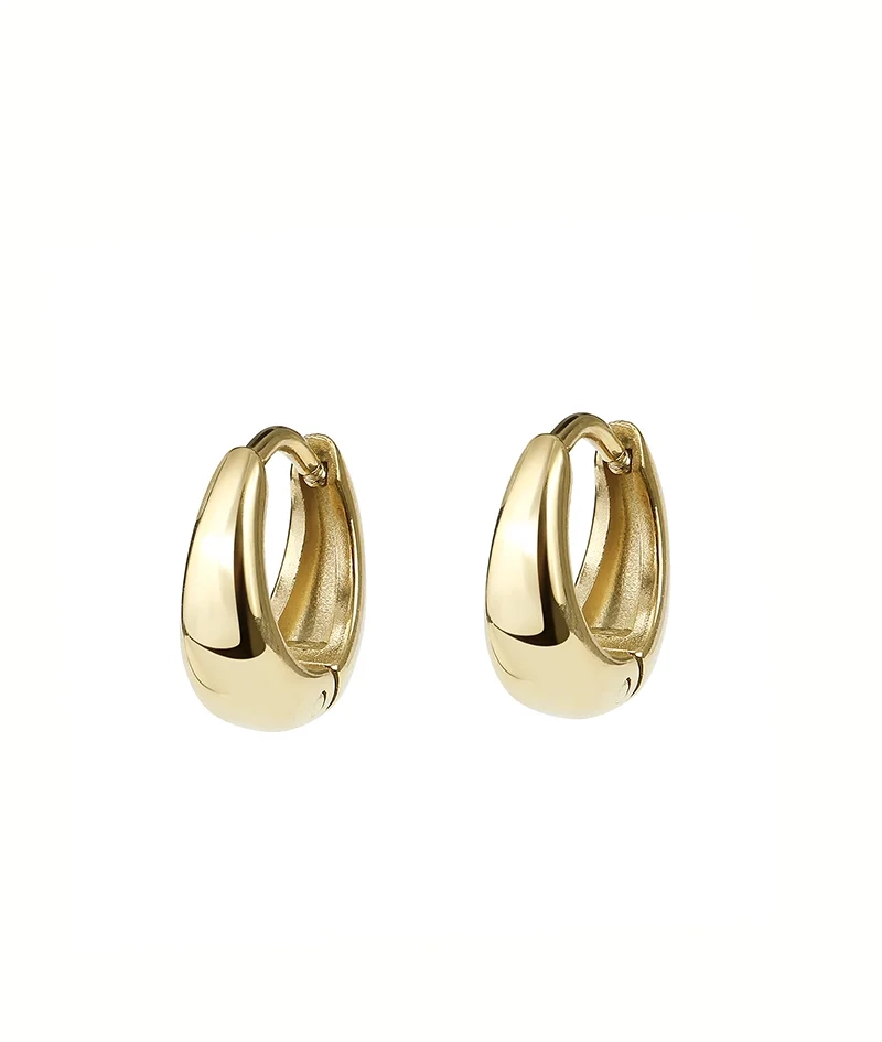 ALINA Örhängen 12 mm Guld - Astrid & Agnes - Nordic Spectra