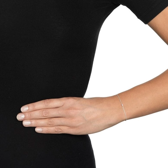 Micro Blink Bracelet - Pink Sapphire von Efva Attling, Schneller Versand - Nordicspectra.de