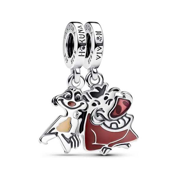 Disney Der König der Löwen Timon & Pumbaa Teilbarer Charm-Anhänger - PANDORA - Nordic Spectra