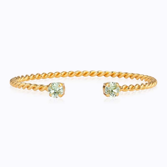 Mini Twisted Bracelet Gold Chrysolite - Caroline Svedbom - Snabb frakt & paketinslagning - Nordicspectra.se