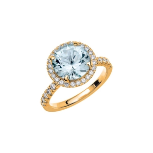 Fairytale 10 Aquamarine Gold - Wedding & engagement rings - Schalins - Scandinavian design - Nordic Spectra