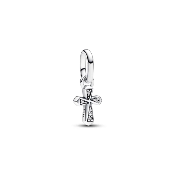 Pandora ME Funkelndes Kreuz Mini-Charm-Anhänger - PANDORA - Nordic Spectra