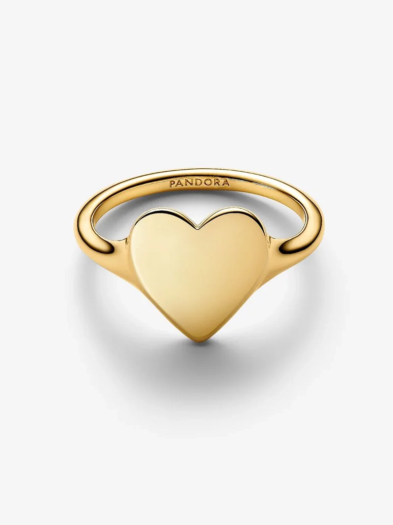 Vit Hjärtformad Sten Ring Guld från Pandora ME. En symbol för kärlek och gemenskap med strålande hjärtformad sten omgiven av skimrande emalj. Perfekt för att uttrycka dina innersta känslor.
