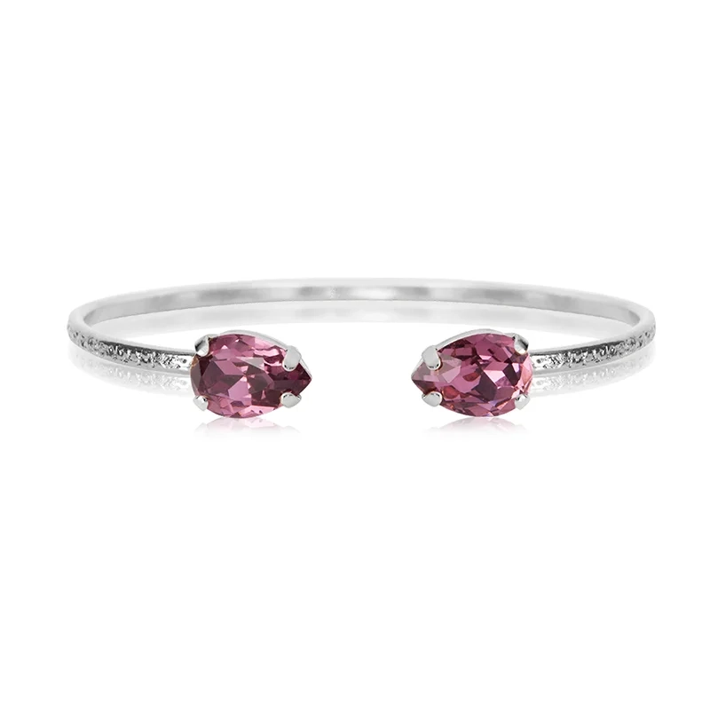 Caroline Svedbom – Petite Drop Bracelet Rhodium Iris
