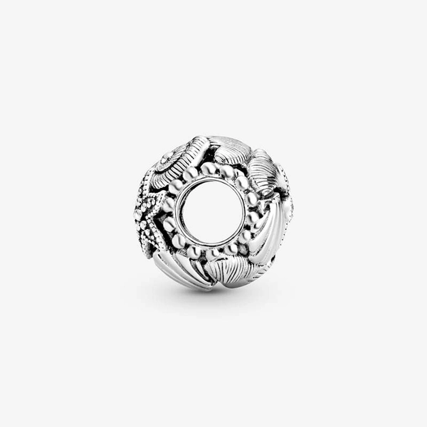 Offen gearbeitetes Seestern, Muschel und Herzen Charm von PANDORA, Schneller Versand - Nordicspectra.de