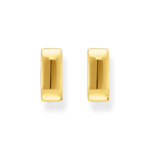 Kvadratiska Mini Chunky Hoops Guld - Thomas Sabo - Snabb leverans & paketinslagning - Nordic Spectra