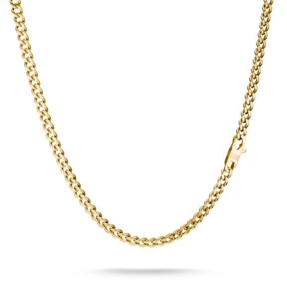 Rebel Armor 7 mm Stahlhalskette Gold - Thomas Sabo - Nordic Spectra