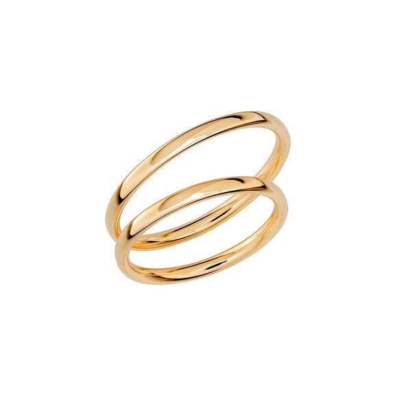 SR1015-2 Gold - Wedding & engagement rings - Schalins - Scandinavian design - Nordic Spectra