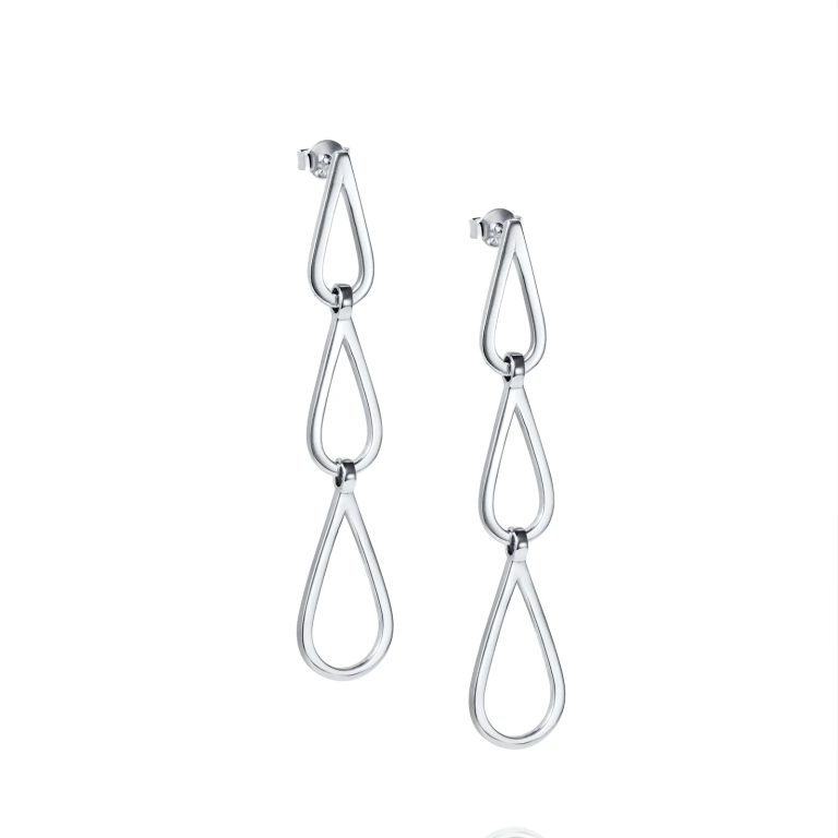 Hooked On A Feeling Earrings i silver