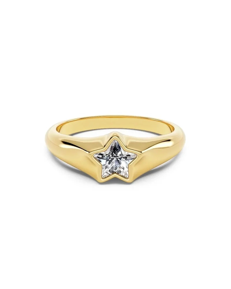 Star Sparkle Ring Gold - Edblad - Snabb leverans - Gratis paketinslagning