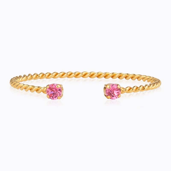 Mini Twisted Bracelet Gold Rose - Caroline Svedbom - Snabb frakt & paketinslagning - Nordicspectra.se