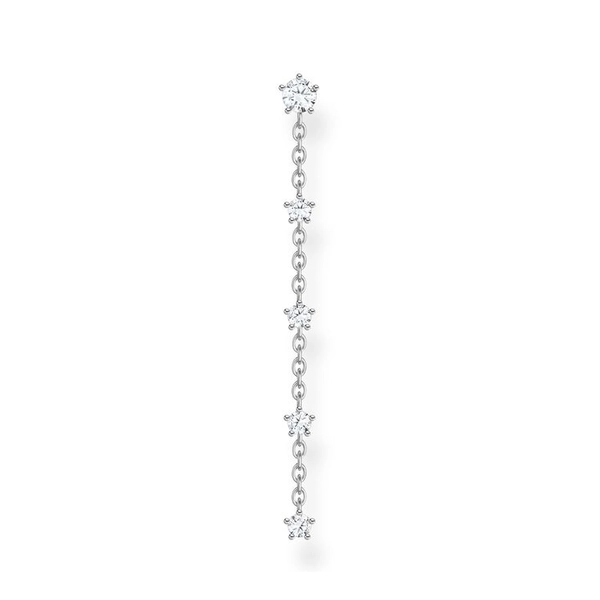 Einzel Ohrstecker Vintage Weiße Steine von Thomas Sabo, Schneller Versand - Nordicspectra.de