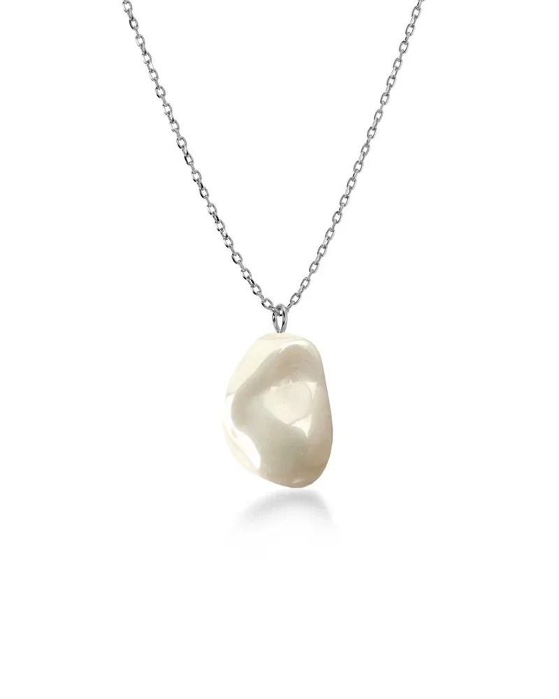 Roc Necklace Steel - Edblad - Snabb leverans - Gratis paketinslagning