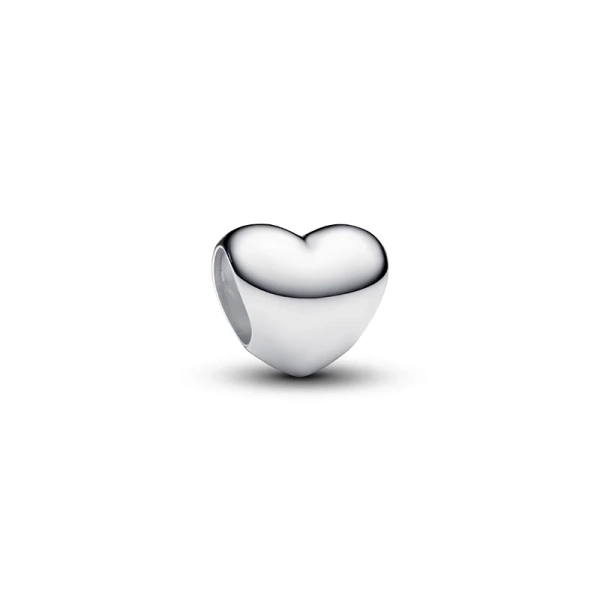 Pandora Moments Mini-Herz-Charm aus glänzendem Sterlingsilber