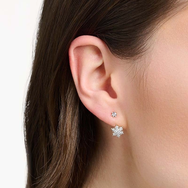 Stiftörhänge Individuellt Snöflinga Vita Stenar Silver - Thomas Sabo - Suuri valikoima & ilmainen lahjapaketointi - Nordicspectra.fi
