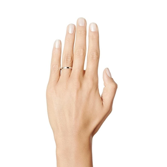 Plain & Signature Thin Ring White Gold - Efva Attling ringar - Snabb frakt & paketinslagning - Nordicspectra.se