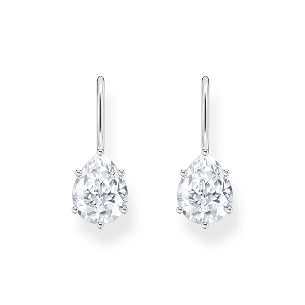 Ohrhänger mit weißem Zirkonia-Tropfen Silber - Thomas Sabo - Nordic Spectra