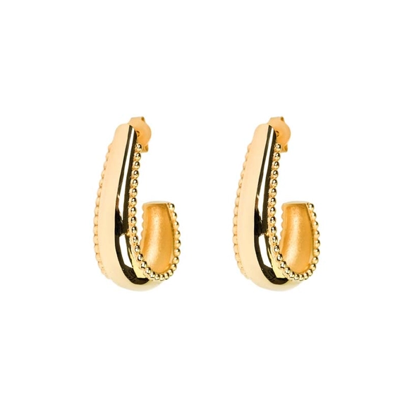 Dot Hoops Large Gold - Emma Israelsson - Suuri valikoima & ilmainen lahjapaketointi - Nordicspectra.fi