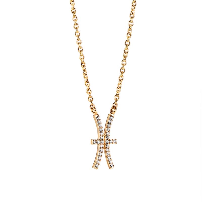 Efva Attling - Double Trouble & Stars Necklace Gold