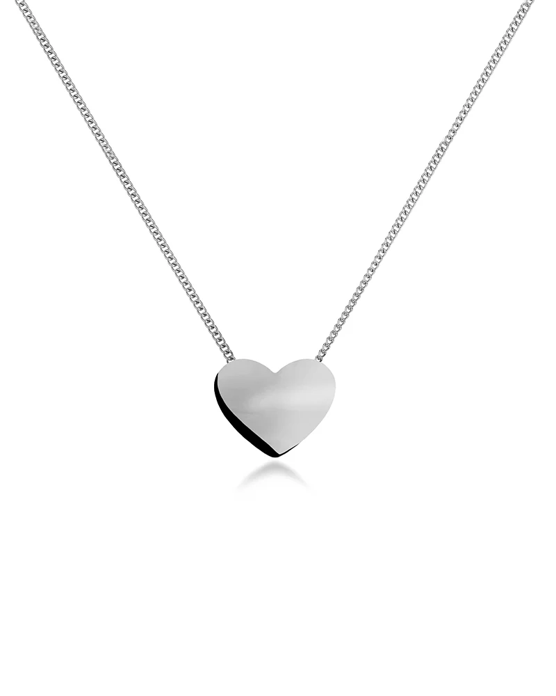 Pure Heart Necklace Silver