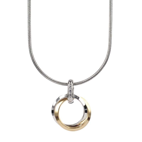 CAROLIN Kort Halsband Guld/Stål - Astrid & Agnes - Snabb frakt & paketinslagning - Nordicspectra.se