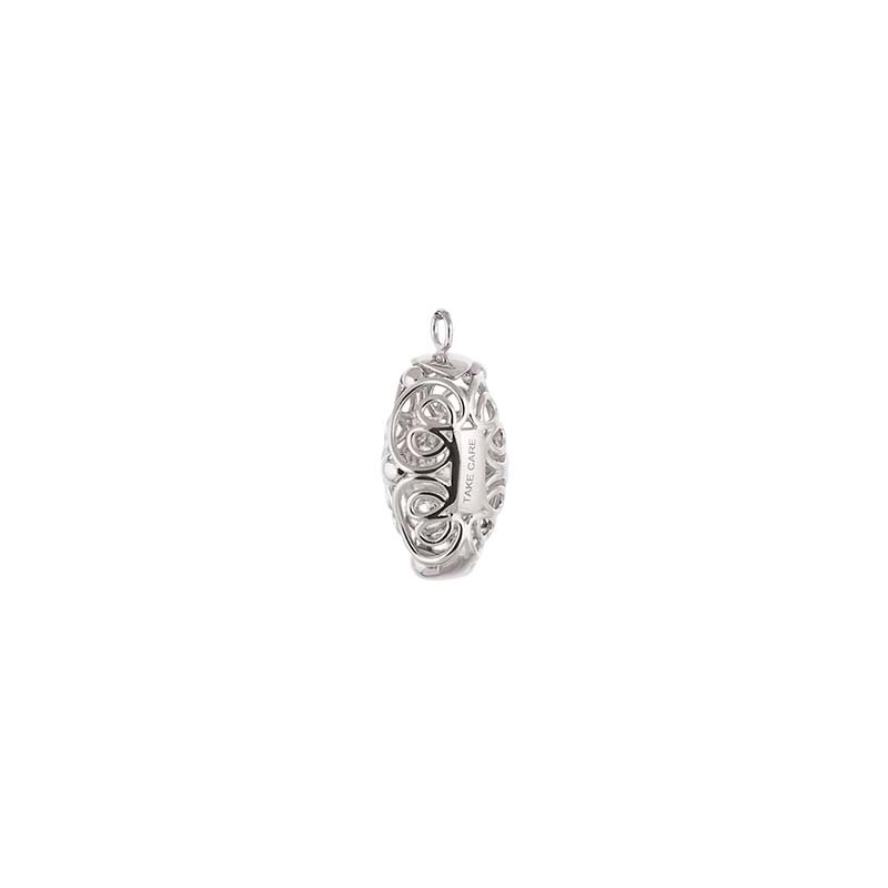 Letters Take Care Pendant Silver