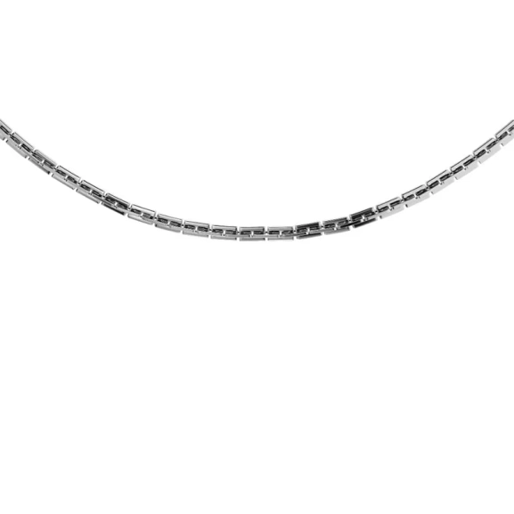 Edblad Square Link Necklace i stål