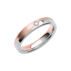 SR4015 Roséguld/Vitguld - Vigsel- & förlovningsringar - Schalins - Fri storleksändring* - Nordic Spectra
