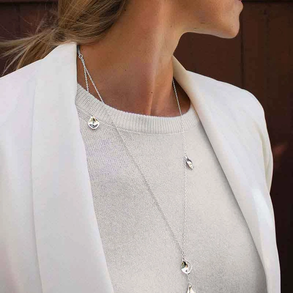 Gaias Grace Small Single Necklace Long - Drakenberg Sjölin Halsband - Snabb frakt & paketinslagning - Nordicspectra.se