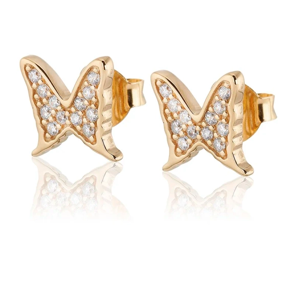 Petite Papillion Sparkling Örhängen Guld - Carolina Gynning - Moderna smycken med en betydelse - Nordic Spectra
