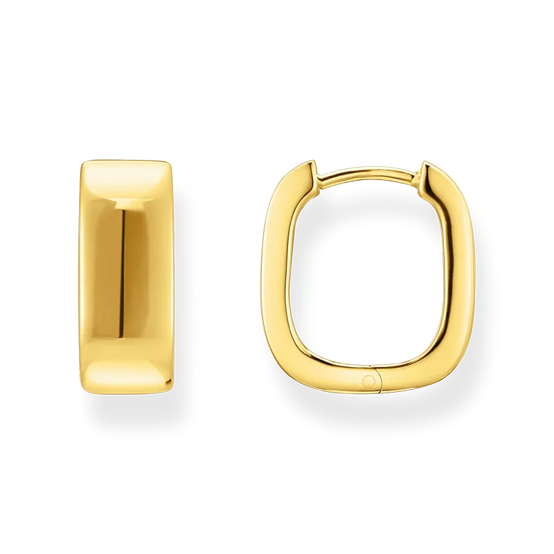 Thomas Sabo - Kvadratiska Chunky Hoops Guld