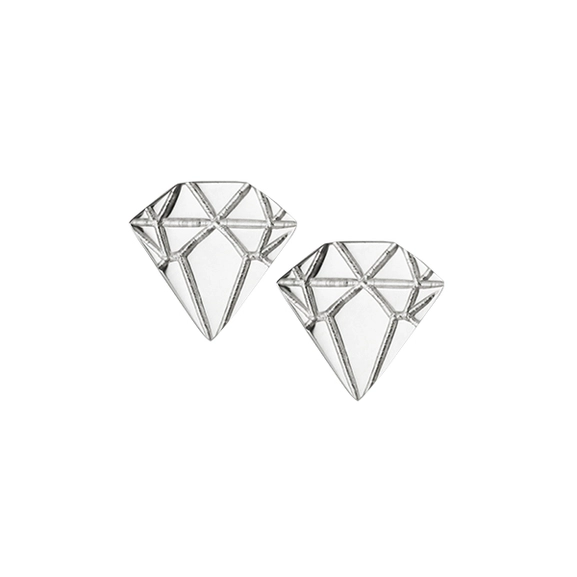 Diamond Earrings Silver - Emma Israelsson - Suuri valikoima & ilmainen lahjapaketointi - Nordicspectra.fi