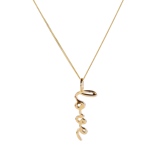 Love Necklace Gold - Emma Israelsson - 1-2 dagars leverans &  gratis paketinslagning