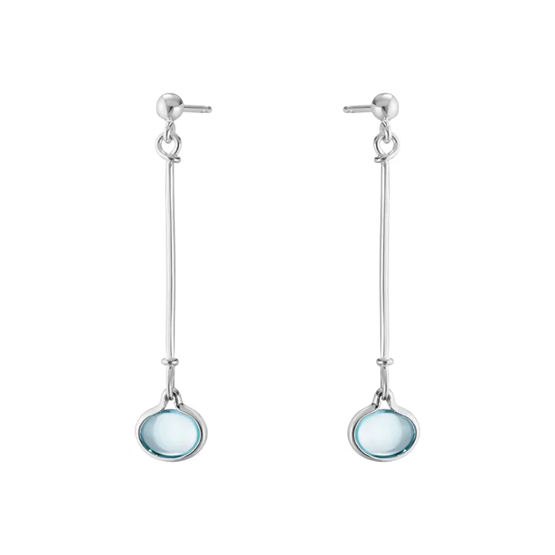 Georg Jensen - Torun Långa Örhängen Topas