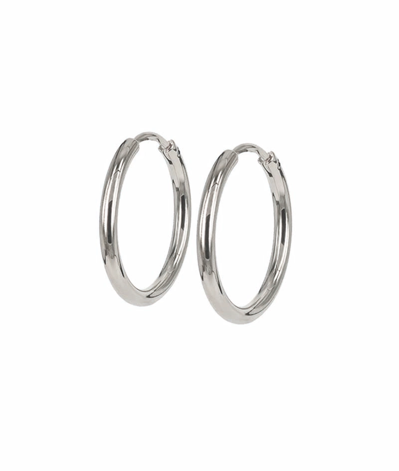 MAXI Örhängen 20 mm Stål - Astrid & Agnes - Snabb frakt & paketinslagning - Nordicspectra.se