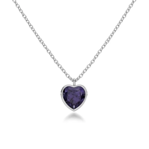 Bel Necklace Plum Steel - Edblad - Snabb leverans - Gratis paketinslagning