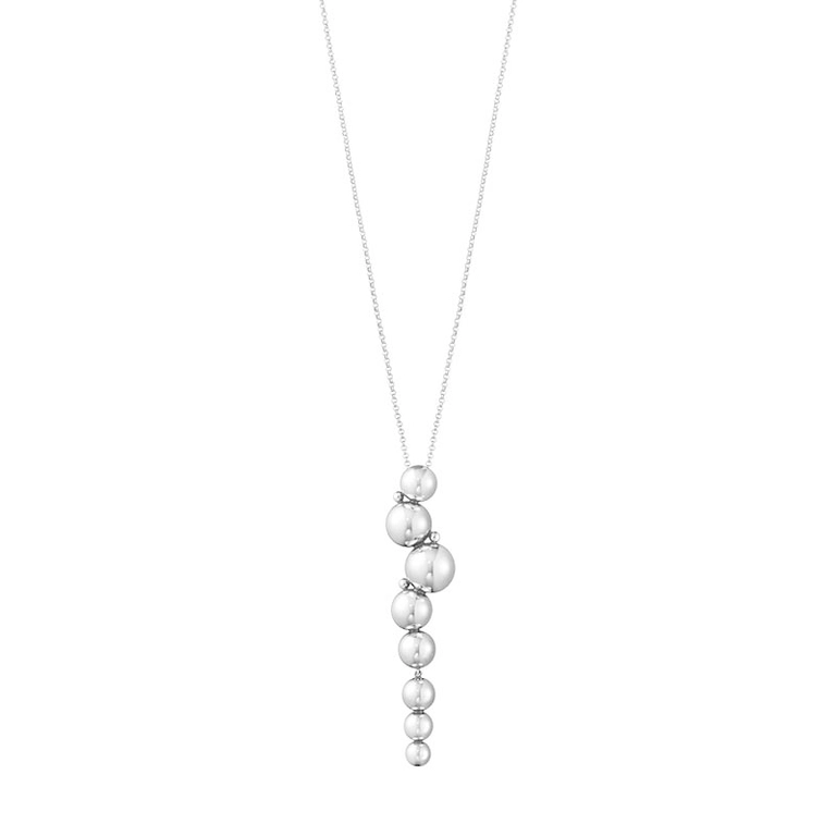 Moonlight Grapes Stort Hängsmycke Silver - Georg Jensen halsband - Snabb frakt & paketinslagning - Nordicspectra.se