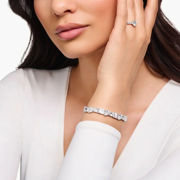 Glamouröst Tennisarmband Med Glittrande Stenar - Thomas Sabo - Snabb leverans & paketinslagning - Nordic Spectra