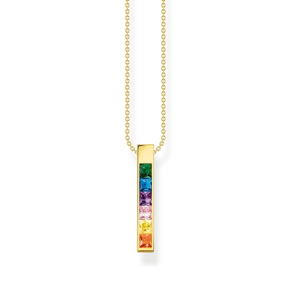 Necklace Colourful Stones Gold - Thomas Sabo - Suuri valikoima & ilmainen lahjapaketointi - Nordicspectra.fi